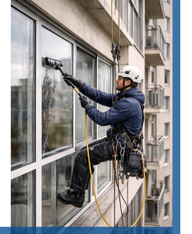 Мойка балконного остекления в Искитиме от 3567 р. | ВЫСОТНИК-Скм