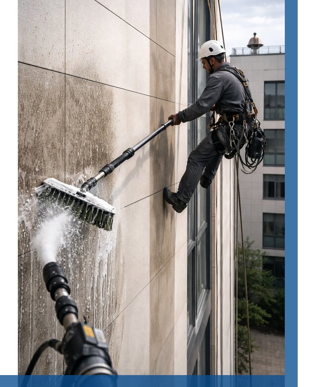 Мойка фасада из керамогранита в Искитиме от 306 р. | ВЫСОТНИК-Скм