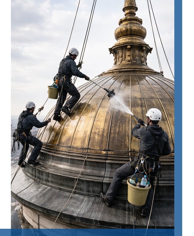 Мойка куполов и шпилей в Искитиме от 8154 р. - заказать | ВЫСОТНИК-Скм