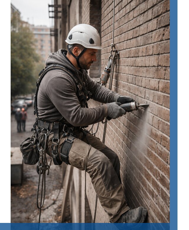 Расшивка кирпичных швов в Искитиме от 612 р. | ВЫСОТНИК-Скм