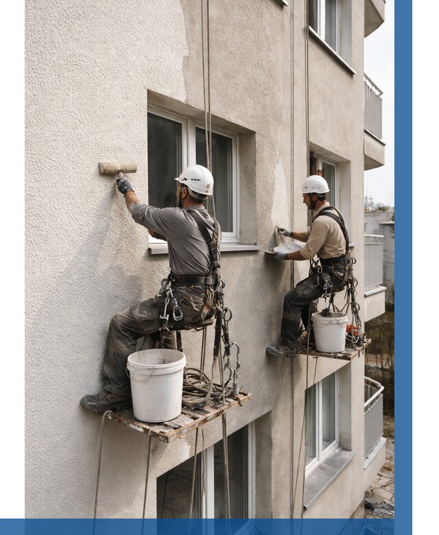 Нанесение короеда на фасад в Искитиме от 459 р. | ВЫСОТНИК-Скм