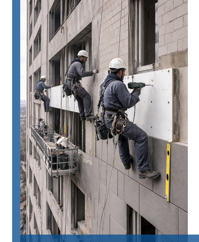 Монтаж фасадных термопанелей высокого качества в Искитиме