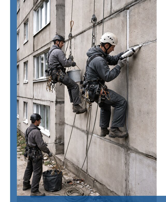 Герметизация межпанельных швов в Искитиме с гарантией герметичности