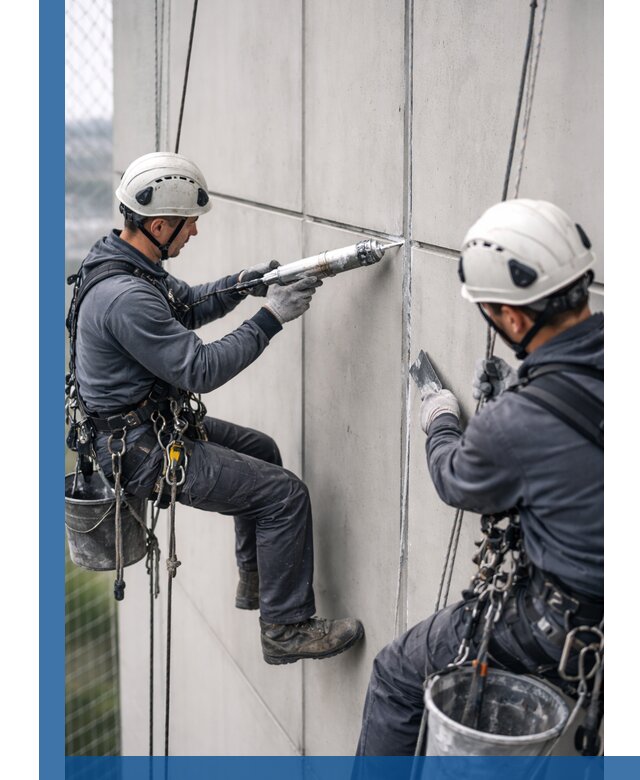 Первичная герметизация швов фасадов и кровель в Искитиме