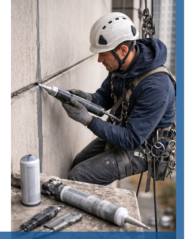 Вторичная герметизация швов в Искитиме от 459 р. | ВЫСОТНИК-Скм