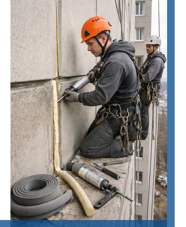 Теплый шов межпанельные швы в Искитиме от 713 р. | ВЫСОТНИК-Скм