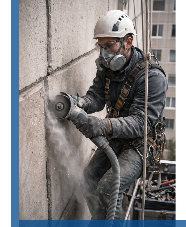 Штробление межпанельных швов в Искитиме качественно и быстро