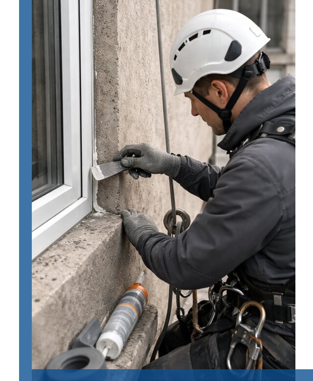 Герметизация монтажных швов окон в Искитиме с гарантией качества