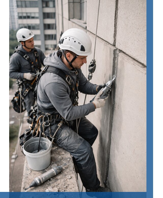 Ремонт деформационных швов здания в Искитиме от 1019 р. | ВЫСОТНИК-Скм