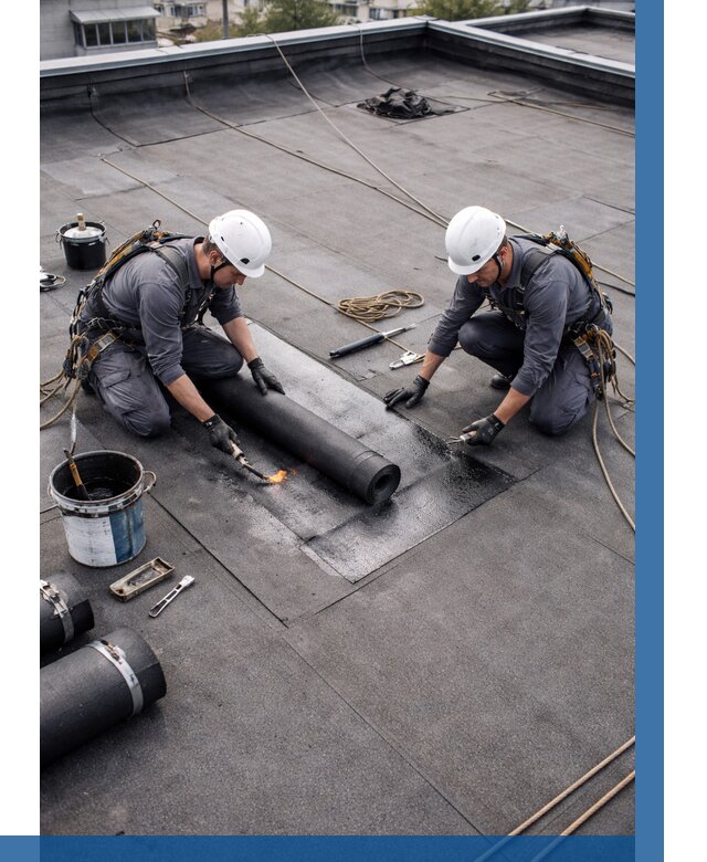 Ремонт мягкой кровли под ключ в Искитиме от 713 р. | ВЫСОТНИК-Скм