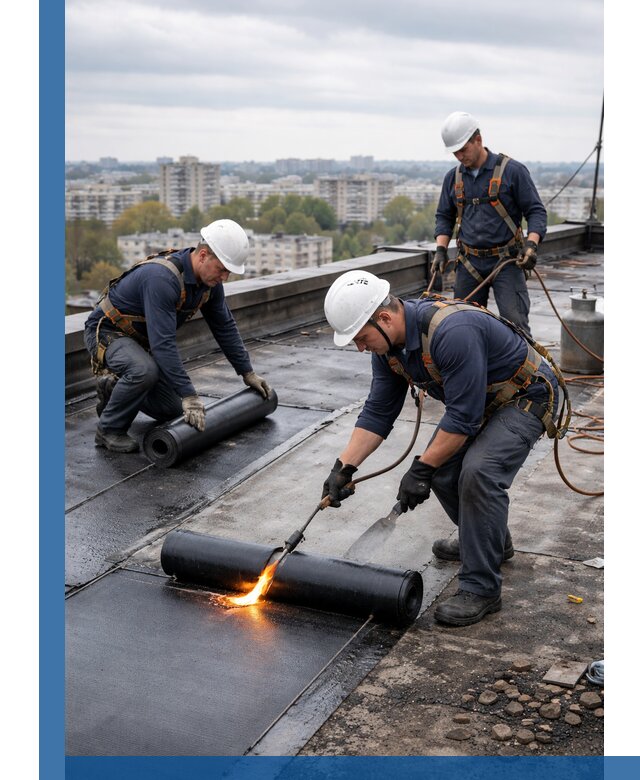 Ремонт наплавляемой кровли в Искитиме качественно и надежно