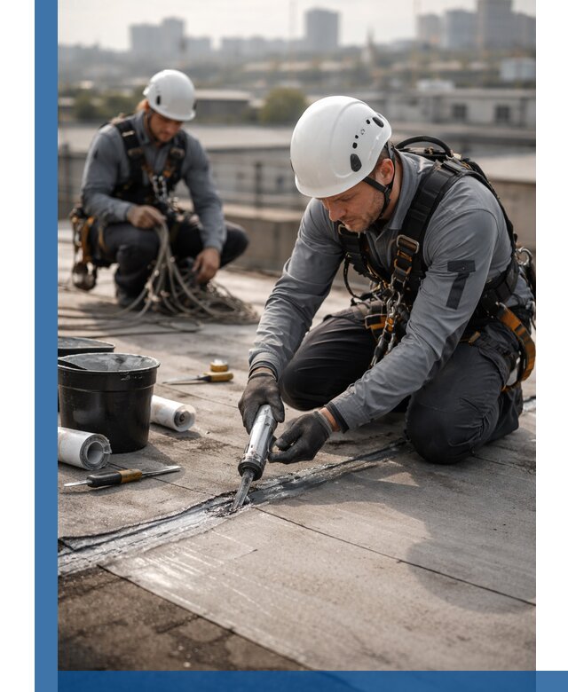 Аварийное и капитальное устранение протечек кровли в Искитиме