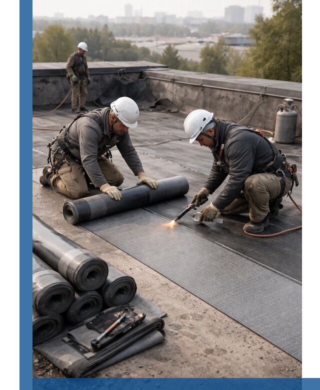 Монтаж мягкой кровли в Искитиме профессионально и надежно