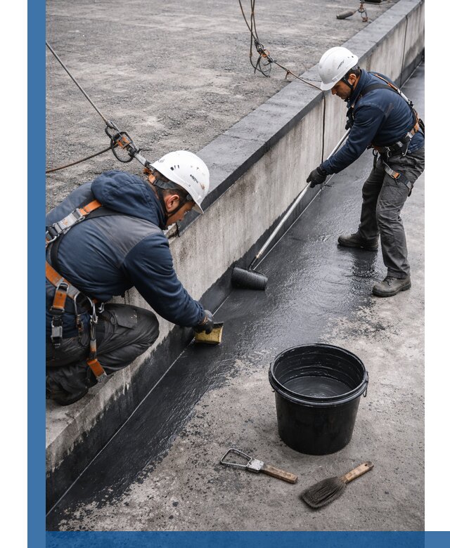 Гидроизоляция кровли жидкой резиной профессионально в Искитиме