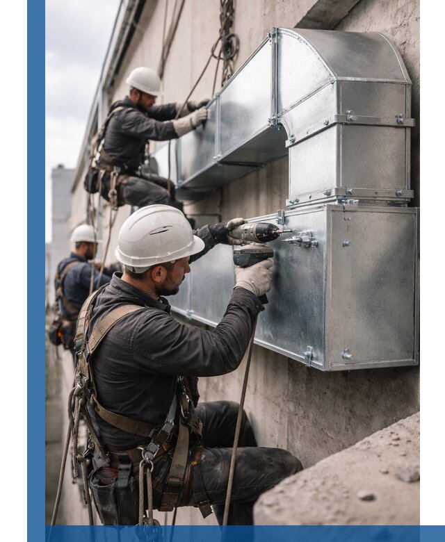 Профессиональный монтаж вентиляционных коробов в Искитиме под ключ