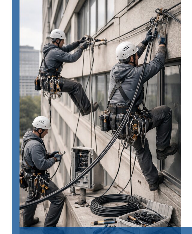 Прокладка оптоволоконного кабеля в Искитиме под ключ с тестированием