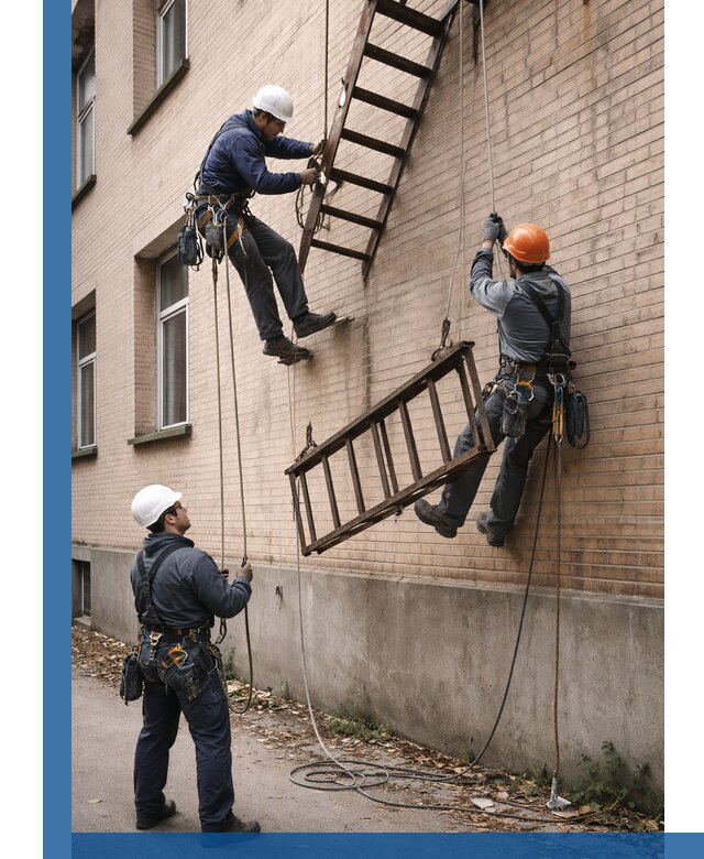 Демонтаж пожарной лестницы в Искитиме быстро и безопасно