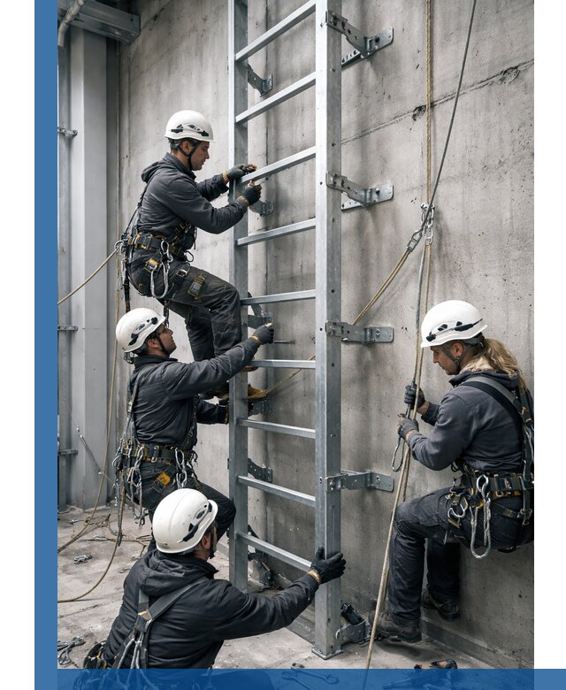 Монтаж металлических лестниц в Искитиме под ключ со гарантией