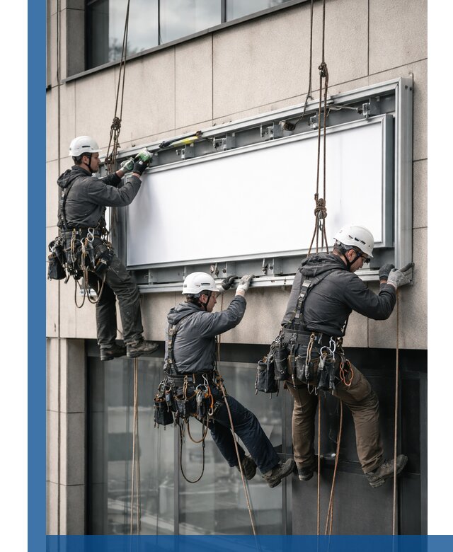 Профессиональный монтаж светового короба под ключ в Искитиме