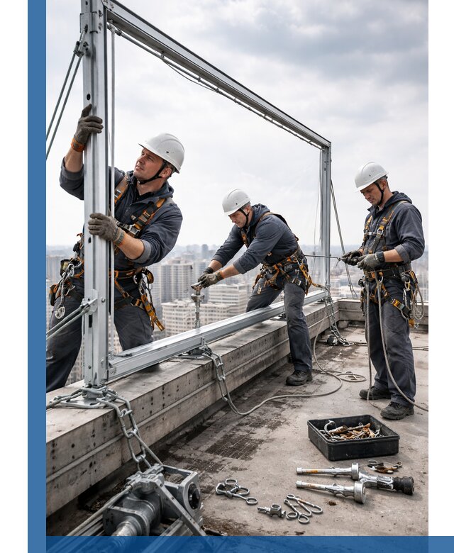 Монтаж крышных рекламных конструкций под ключ в Искитиме