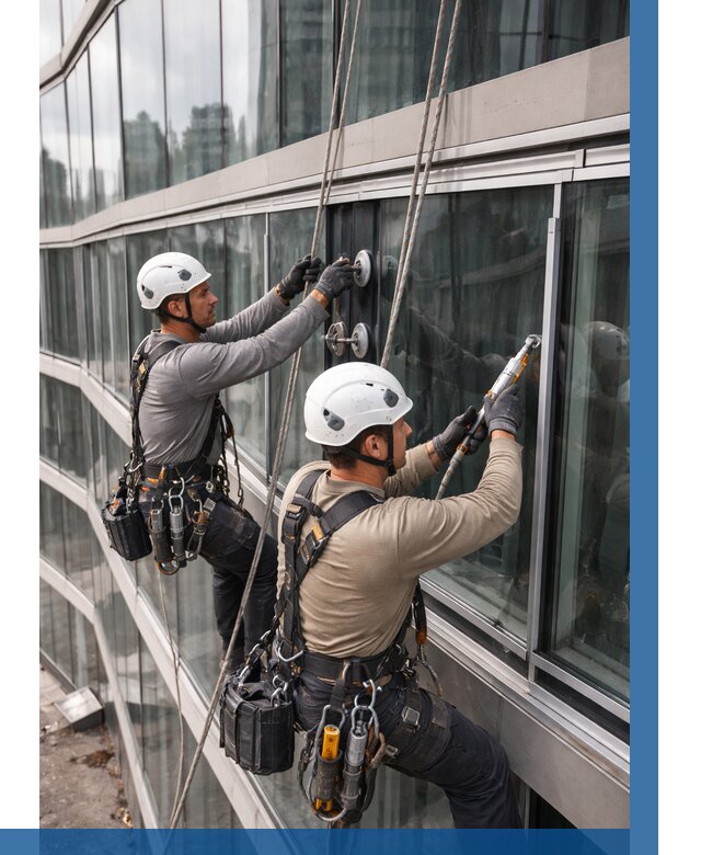 Радиусное остекление фасада в Искитиме от 12230 р. | ВЫСОТНИК-Скм