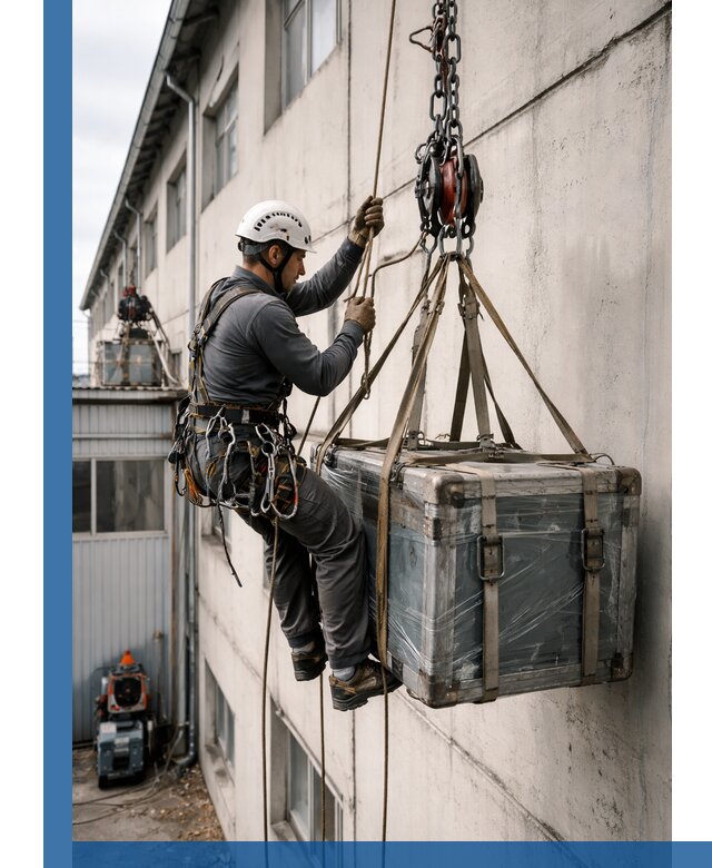 Подъем грузов на высоту в Искитиме для промышленных объектов