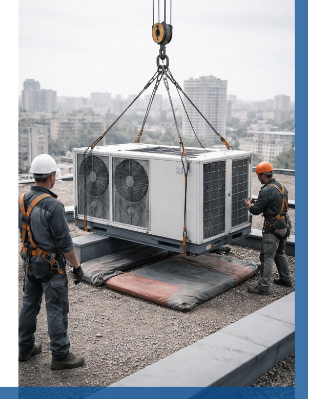 Подъем груза на крышу в Искитиме от 5096 р. | ВЫСОТНИК-Скм заказать