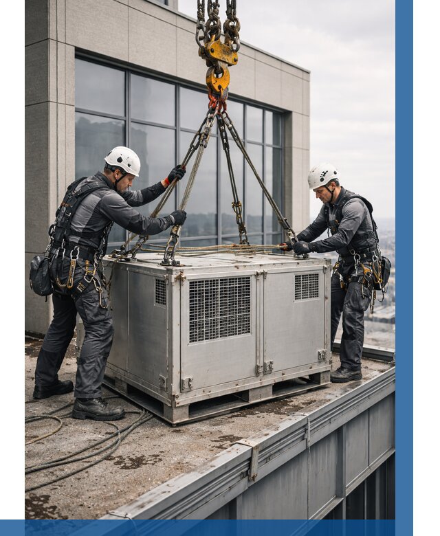 Такелажные работы на высоте в Искитиме от 8154 р. | ВЫСОТНИК-Скм