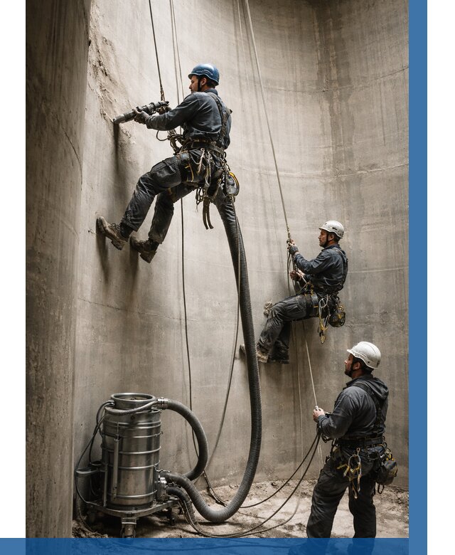 Зачистка силосов в Искитиме от 4586 р. Договор и смета ВЫСОТНИК-Скм