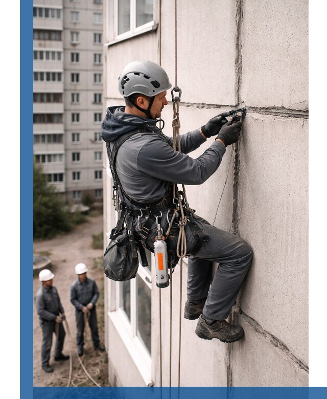 Обследование межпанельных швов и герметизация в Искитиме